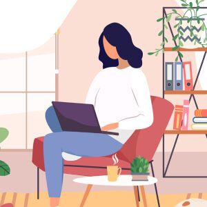 virtual proctoring illustration